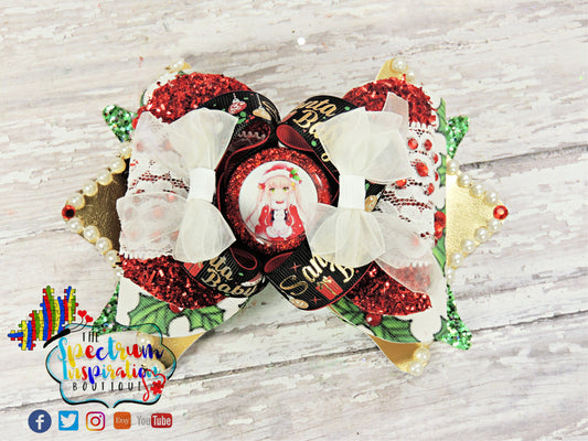 Santa's Little Helper, Santa Baby, Christmas Bow