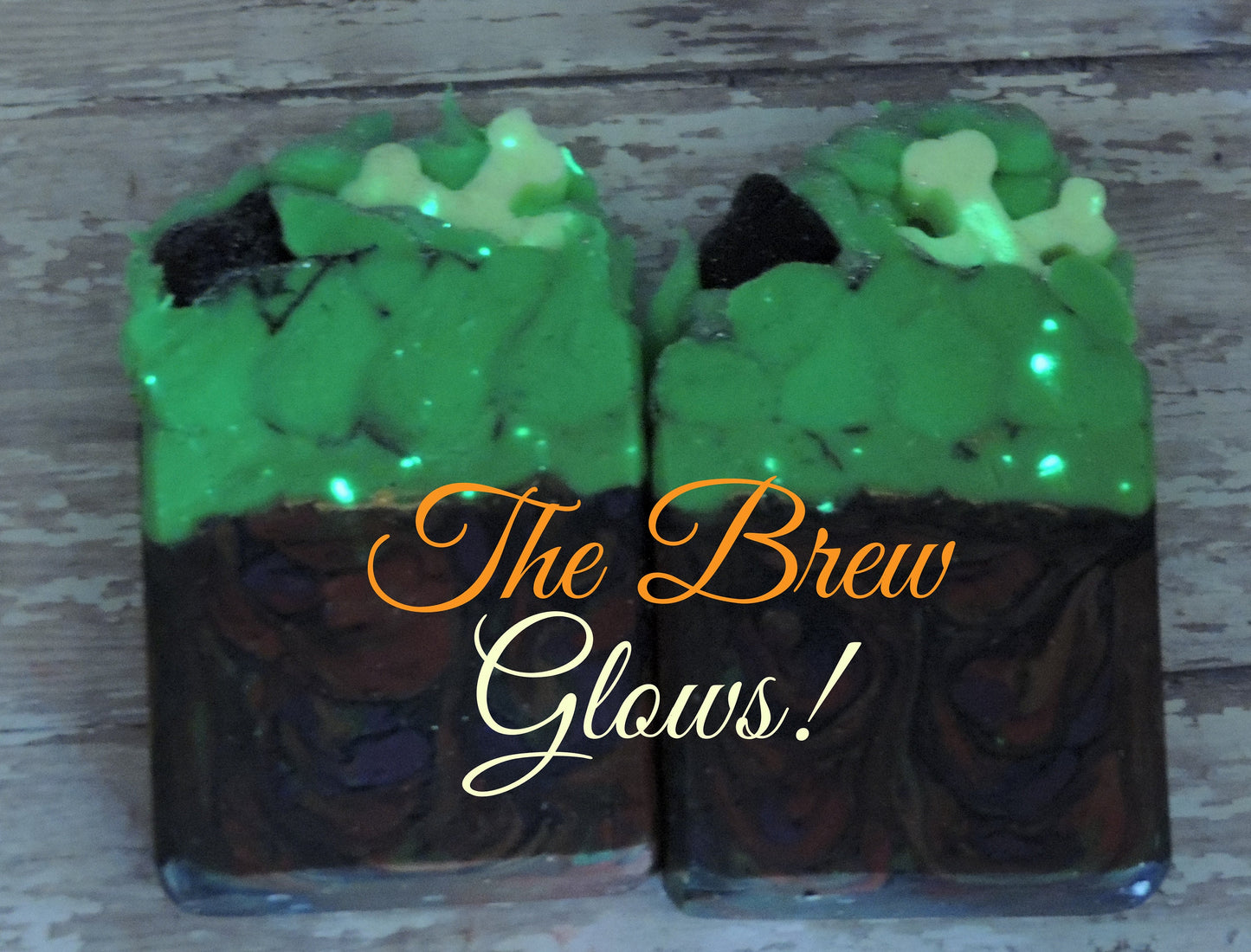 Witches Brew Soap, Oops! The Witch Spilled the Brew! Cold Processed Soap Bars, Halloween, Moisturizing, Pretty , Festive, Witch Soap, Colorful Soap